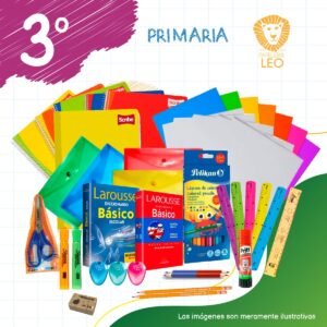 Papelería y útiles escolares de 3er grado – Primaria