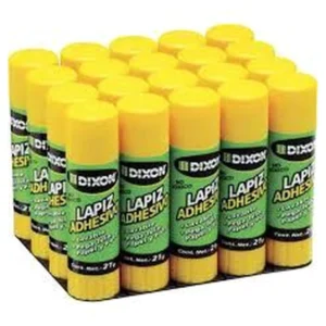 LAPIZ ADHESIVO DIXON 21GRS CON 20 PZAS.