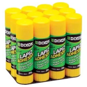 LAPIZ ADHESIVO DIXON 36GRS 2G61 ATADO DE 12 PZAS.