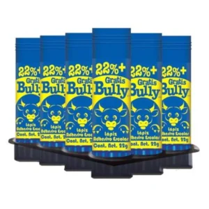 LAPIZ ADHESIVO BULLY 22GRS CON 12 PZAS.