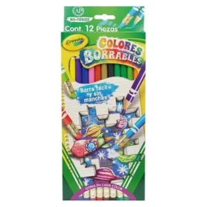 COLORES BORRABLES CRAYOLA C/12