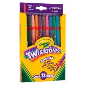 COLORES TWISTABLES CRAYOLA C/12