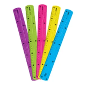 REGLA MAE DE PLASTICO FLEXIBLE 30CMS RF30