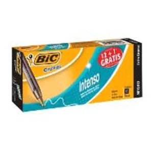 BOLIGRAFO CRISTAL BOLD 1.6 NEGRO CON 12 PZAS.
