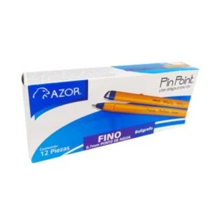 BOLIGRAFO PIN POINT 0.7MM 6820 AZUL CON 12 PZAS.