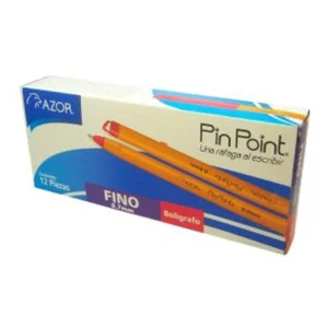 BOLIGRAFO PIN POINT 0.7MM 6820 ROJO CON 12 PZAS.