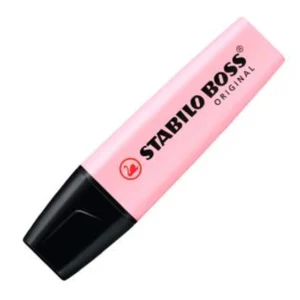 MARCATEXTOS BOSS 70/12G PASTEL ROSA CLARO