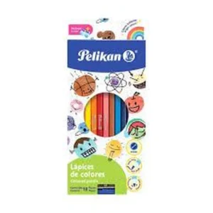 COLORES REDONDOS LARGOS 4MM C/12 PELIKAN