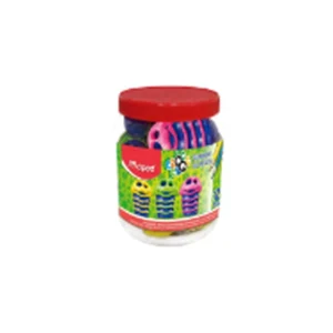 SACAPUNTAS MAPED CROC CROC GUSANO 2 ORIFICIOS BOTE C/12 PIEZAS