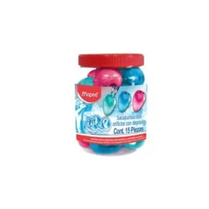 SACAPUNTAS MAPED CON DEPOSITO 2 ORIFICIOS IGLOO CON 15 PZAS.