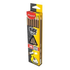 LAPIZ DE GRAFITO NO. 2 C/12 BLACK PEPS