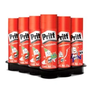 LAPIZ ADHESIVO PRITT PS 22GRS CON 12 PZAS.